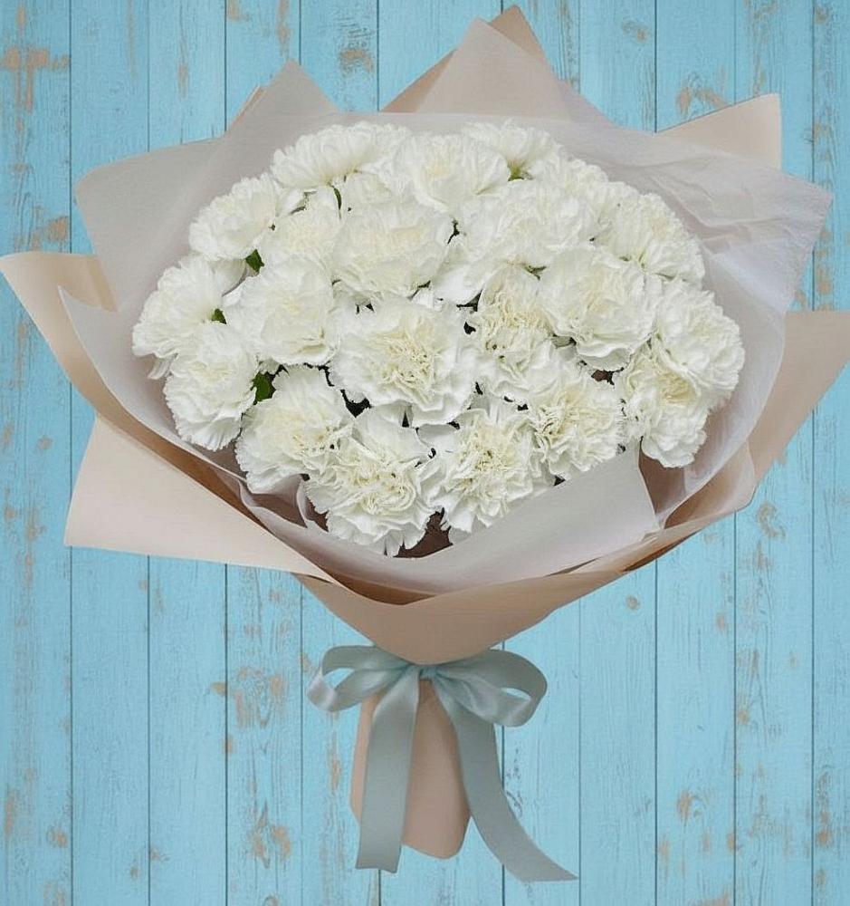 Букет цветов из: Гвоздики в Краснохолм