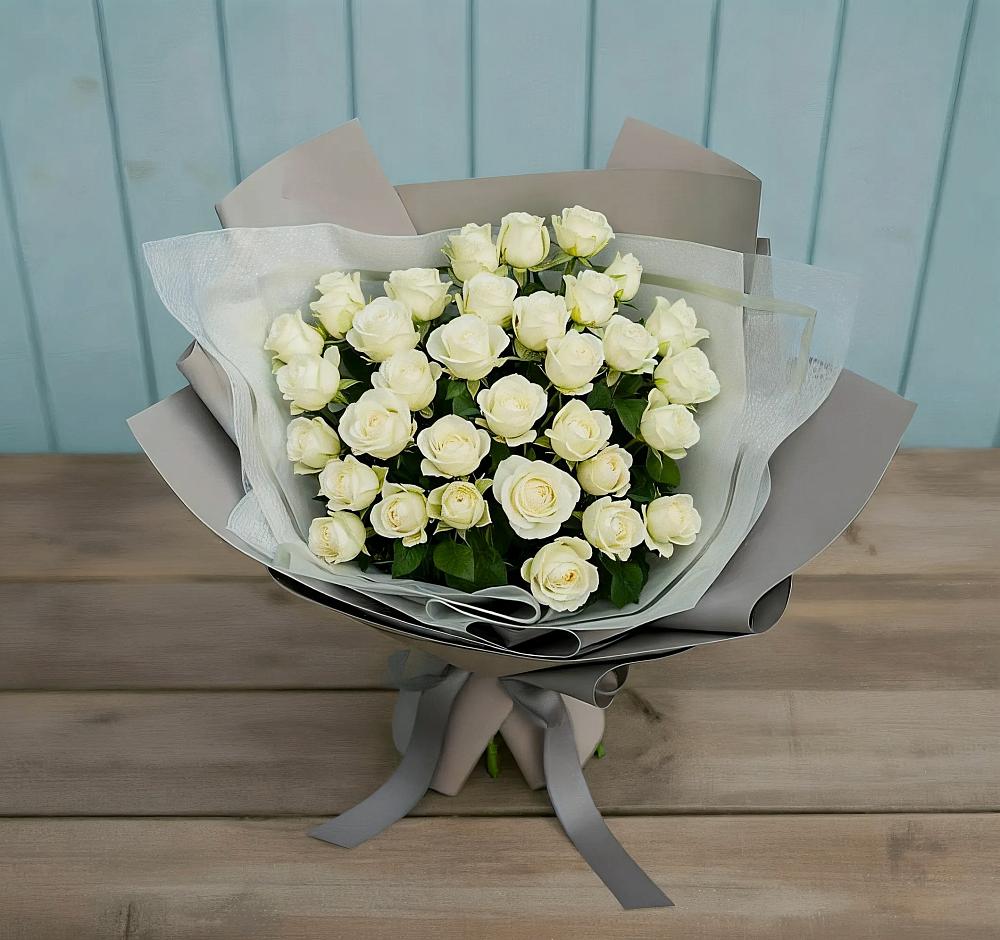 Букет Белоснежная нежность в Краснохолм