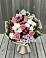 Букет цветов из: Альстромерии, Гвоздики, Розы и Хризантемы в Краснохолм