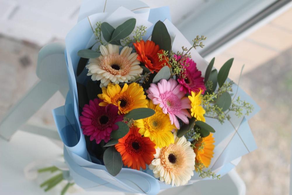 Букет цветов из: Герберы в Краснохолм