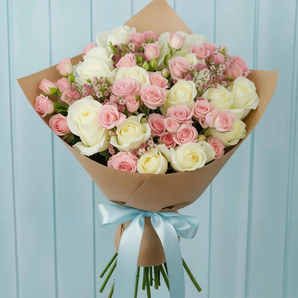 Букет цветов из: Розы в Краснохолм