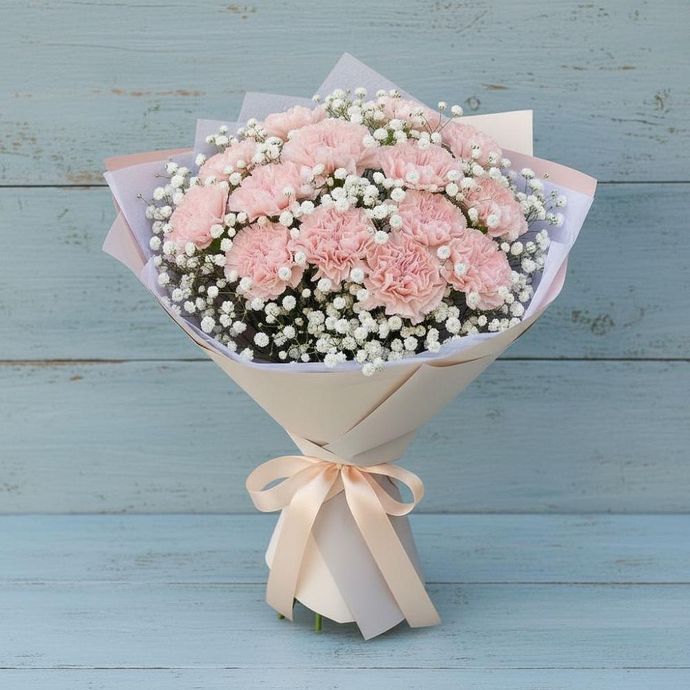 Букет цветов из: Гвоздики в Краснохолм