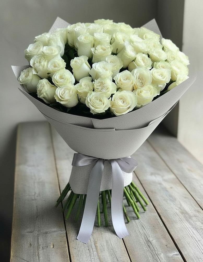Букет 35 Белых роз в Краснохолм