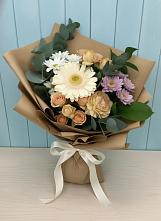 Букет цветов из:  Герберы и Хризантемы в Краснохолм