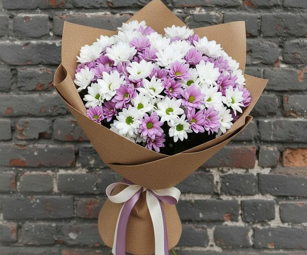 Букет цветов из: Хризантемы в Краснохолм