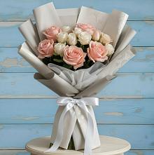 Букет цветов из:  Розы #REPLACE_PRED# Краснохолм