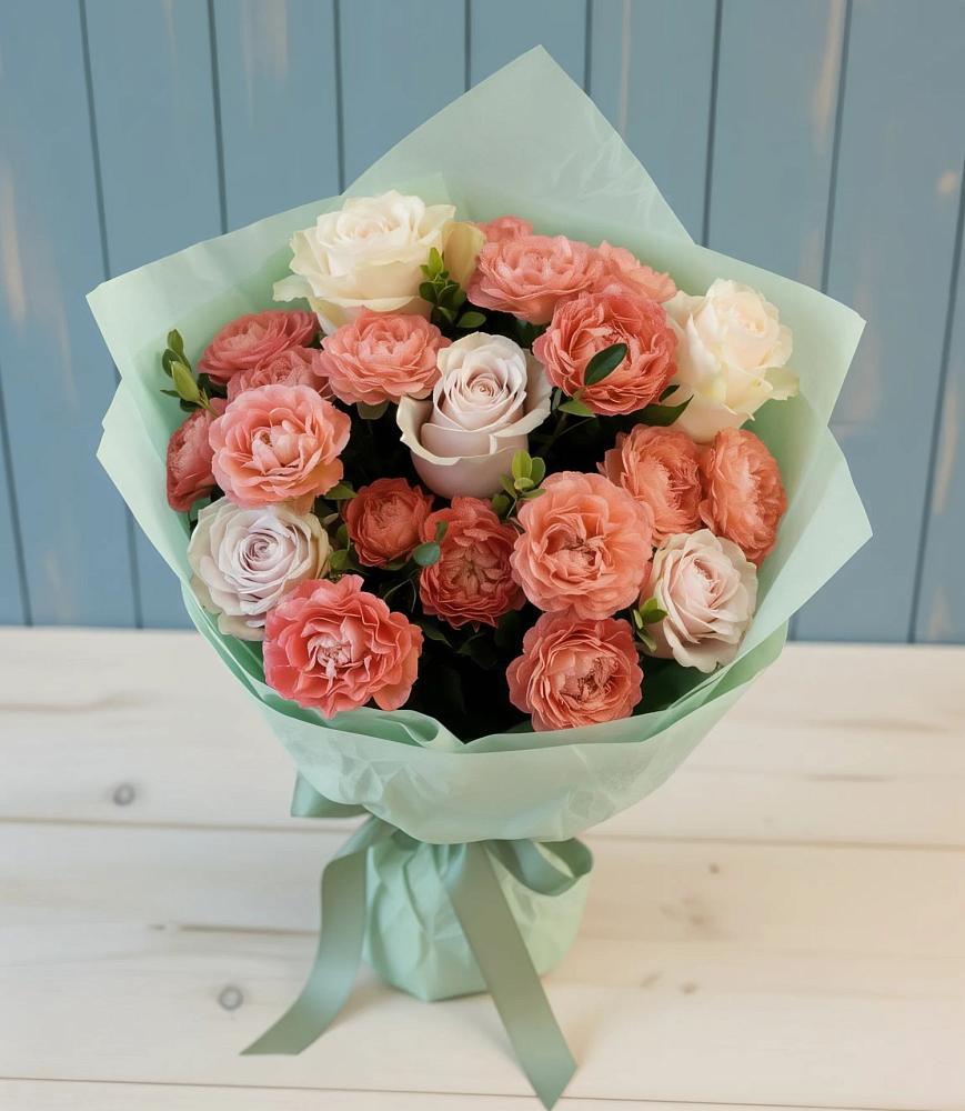 Букет цветов из: Розы в Краснохолм