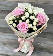 Букет цветов из:  Розы #REPLACE_PRED# Краснохолм